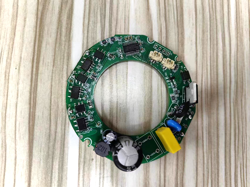 二方电子10万转以上低成本高速吹风机方案PCB实物图